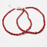Natural Coral Beaded Red Loose Isolation Beads Jewelry Making Diy