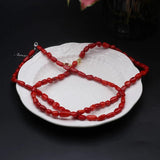 Natural Coral Beaded Red Loose Isolation Beads Jewelry Making Diy