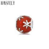 Snowflake Enamel Beads for DIY Bracelet Necklace Jewelry Making