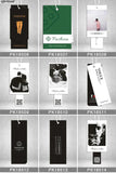 Personized Clothing Paper Swing Tag with Glue Needle String