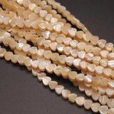 Shell Heart Beads Freshwater Mother Of Pearl for DIY Jewelry Making
