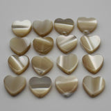 Shell Heart Beads Freshwater Mother Of Pearl for DIY Jewelry Making