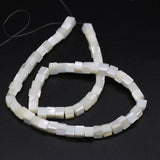 Natural Shell Beads Square Shape Loose Beads for Jewelry Making DIY