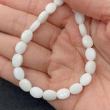 6x8mm Oval Crystal Agate Sandstone Beads DIY Jewelry Making Bracelet