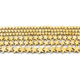 5-Point Shape Natural Stone Plated Hematite Spacers Loose Beads