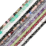 3mm Garnet Labradorite Rhodonite Cube Spacer Beads