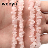 Pink Crystal Gravel for Pendant Bracelet Necklace Earring