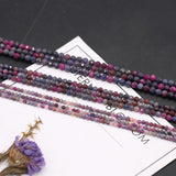 Faceted Ruby Sapphire Stone Charms for Jewelry Making