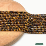Tiger Eye Natural Stone Spacer Beads Bulk DIY Jewelry Women Accessories