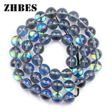 Labradorite Stone Synthetic Flash Beads 6/8/10MM Round Spacers