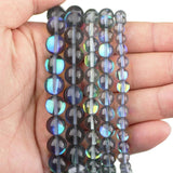 Labradorite Stone Synthetic Flash Beads 6/8/10MM Round Spacers