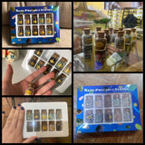 10 Bottles Amethyst Quartz Crystal Gravel Gem Stone Chip Mineral Souveni