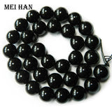 Meihan Morion Quartz Crystal Round Beads for Jewelry Making DIY