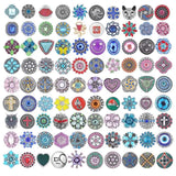 10pcs/lot 18mm Snap Jewelry Mix Many Styles Metal Snap Buttons Rhinestone Snaps