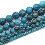 Lake Apatite Round Spacers Beads 4/6/8/10/12mm