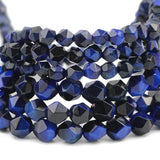 Tiger's Eye Faceted Spacers 6/8MM Beads DIY Jewelry Making
