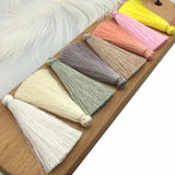 Silk Tassels Earrings Accessories Jewelry Findings 5pcs/bag