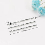 100pcs Silver Needle Jewelry Earrings Findings Ear Stud Pin Posts
