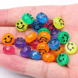 Smiley Luminous Acrylic Beads Assorted Shapes for Jewelry Making