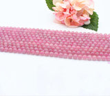 Meihan Natural 8mm 10mm Pink Quartz Crystal Beads for DIY Jewelry Making