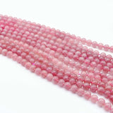 Meihan Natural 8mm 10mm Pink Quartz Crystal Beads for DIY Jewelry Making