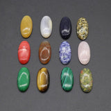Natural Stone Amethyst Rose Quartz Agate Crystal Round Flat Base
