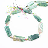 2 strands 37mm Green Agates Stone Beads DIY Jewelry Making