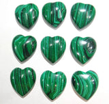 30pcs Heart-shaped Natural Stone Crystal Cabochons 25*23mm Beads for DIY Jewelry