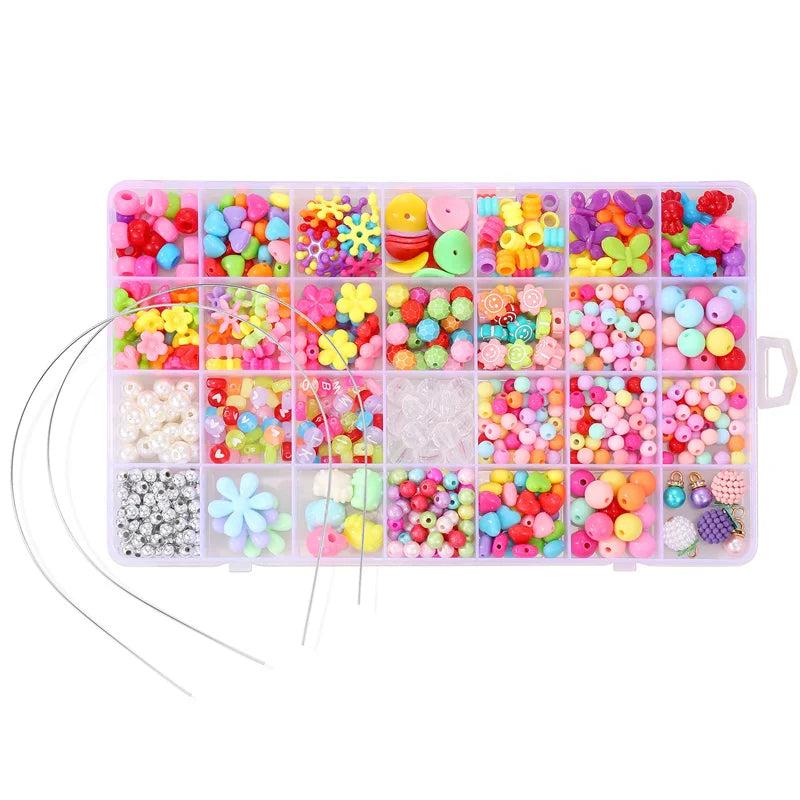 Polymer Clay Beads Jewelry Making Kit for Kids Girls