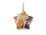 Natural Gems Stone Reiki Chakra Star Pendant Charms 5Pcs/Pack