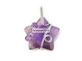 Natural Gems Stone Reiki Chakra Star Pendant Charms 5Pcs/Pack