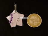 Natural Gems Stone Reiki Chakra Star Pendant Charms 5Pcs/Pack
