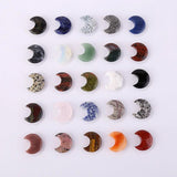 Natural Stone 30mm Moon Statue Crystal Home Decoration
