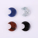 Natural Stone 30mm Moon Statue Crystal Home Decoration