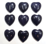 12pcs Agates Turquoises Heart-shaped Cabochons 25*23mm