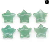 12pcs 30mm Star Statue Rose Quartz Healing Crystal Gift Room Ornament