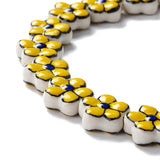 20pcs Daisy Ceramic Spacer Loose Beads for Jewelry Making