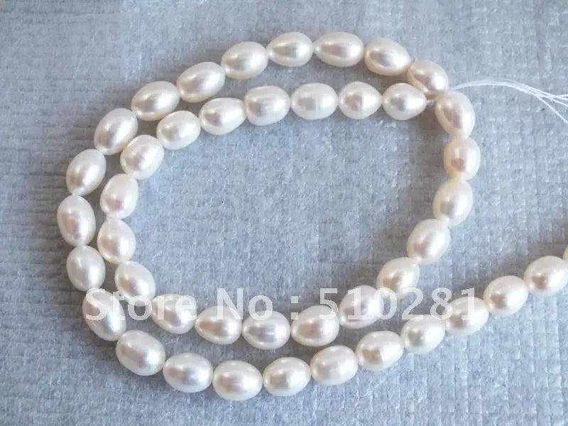 2strands/lot 7-8mm Rice Freshwater Pearls