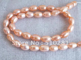 2strands/lot 7-8mm Rice Freshwater Pearls