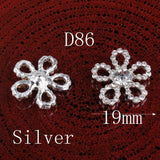 30pcs Vintage Rhinestone Metal Buttons Craft Embellishments