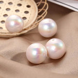 Mabel waist pearl double hole shell ABS magic paint beads DIY accessories
