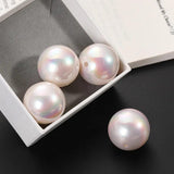 Mabel waist pearl double hole shell ABS magic paint beads DIY accessories