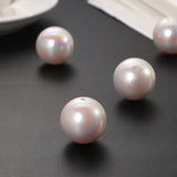 Mabel waist pearl double hole shell ABS magic paint beads DIY accessories