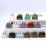 Natural Crystal Stone Mini Tote Bag Ornament Healing Crystal