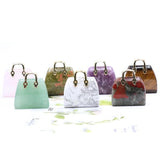 Natural Crystal Stone Mini Tote Bag Ornament Healing Crystal