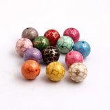 Acrylic Quarterfoil Print Beads for Necklace 20mm 100pcs
