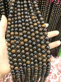 6-10mm Australia Boulder Opal Gemstone Beads - 2 Strands