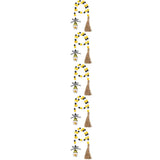 5pcs Bee Decoration Wood Beaded Garland with Tassel