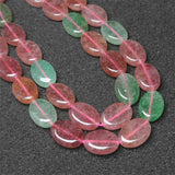 Natural Oval Strawberry Quartz Beads for Jewelry Making