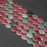 Natural Oval Strawberry Quartz Beads for Jewelry Making